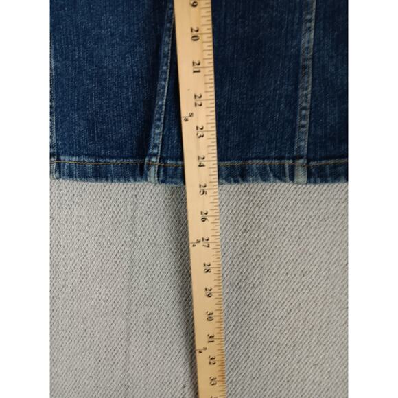 Jones New York Sport Vintage Jean Jacket Women Small Blue Button Denim Pockets - Picture 11 of 14